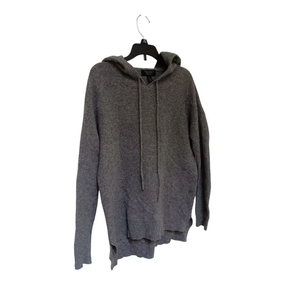 Cashmere Charter Club Luxury Hooded Hi Low 100% Cashmere Sweater - Picture 2 of 10